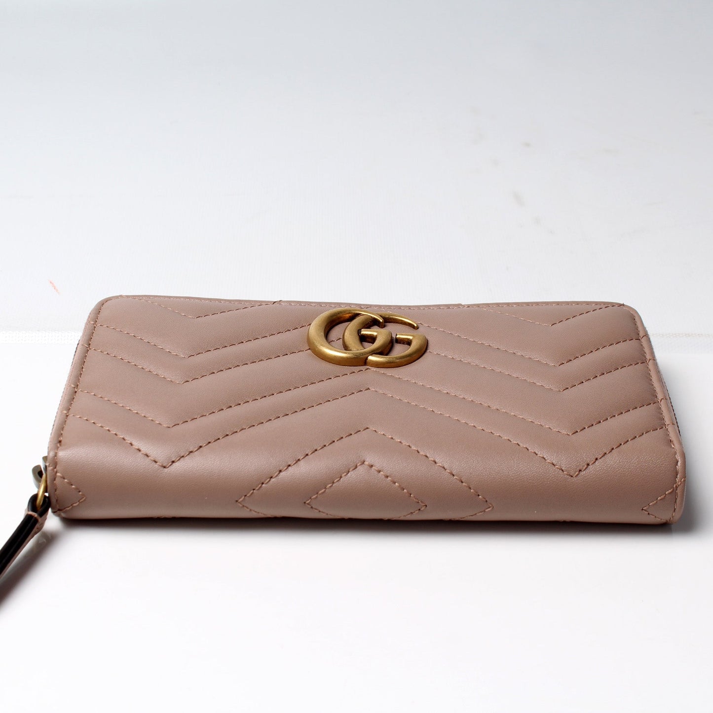 443123 GG Marmont Zip Around Wallet lbcase