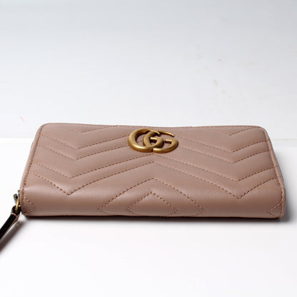 443123 GG Marmont Zip Around Wallet lbcase