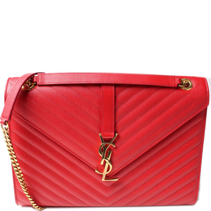 Monogramme Chevron Satchel