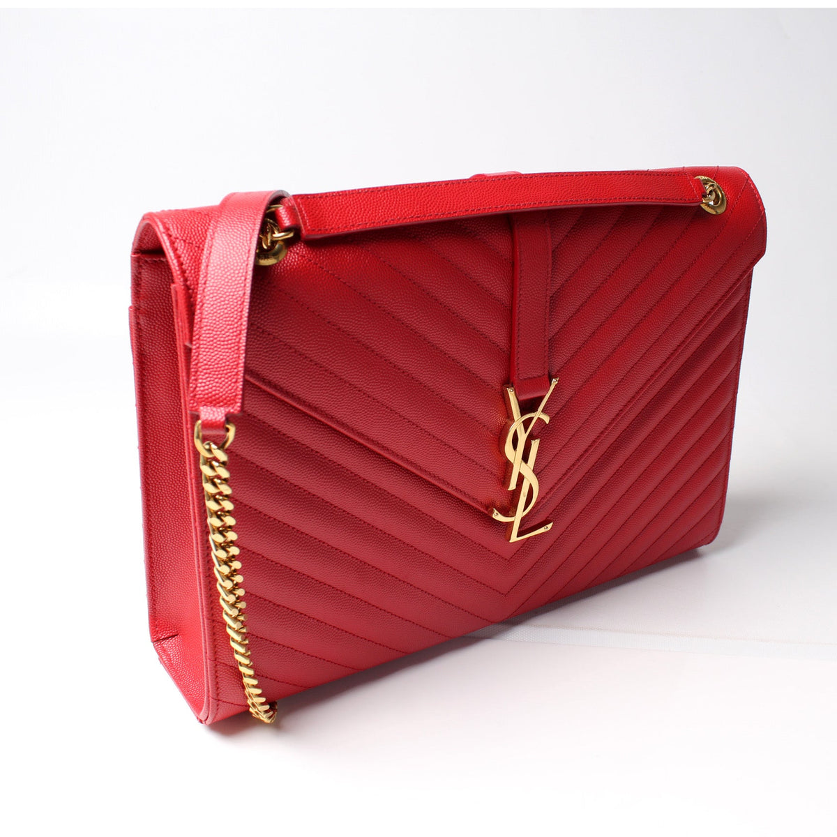 Monogramme Chevron Satchel