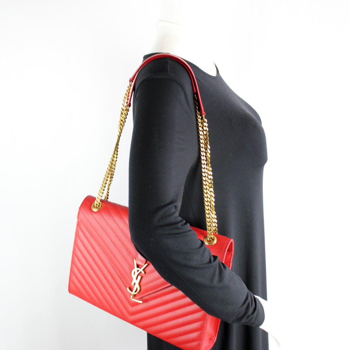 Monogramme Chevron Satchel