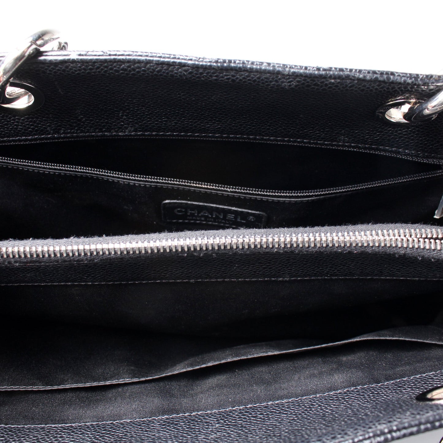 Grand Shopping Tote Caviar 16M