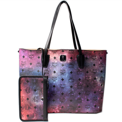 Visetos Galaxy Shopper Tote W/ Pouch Medium