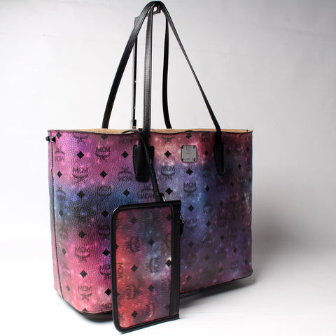Visetos Galaxy Shopper Tote W/ Pouch Medium