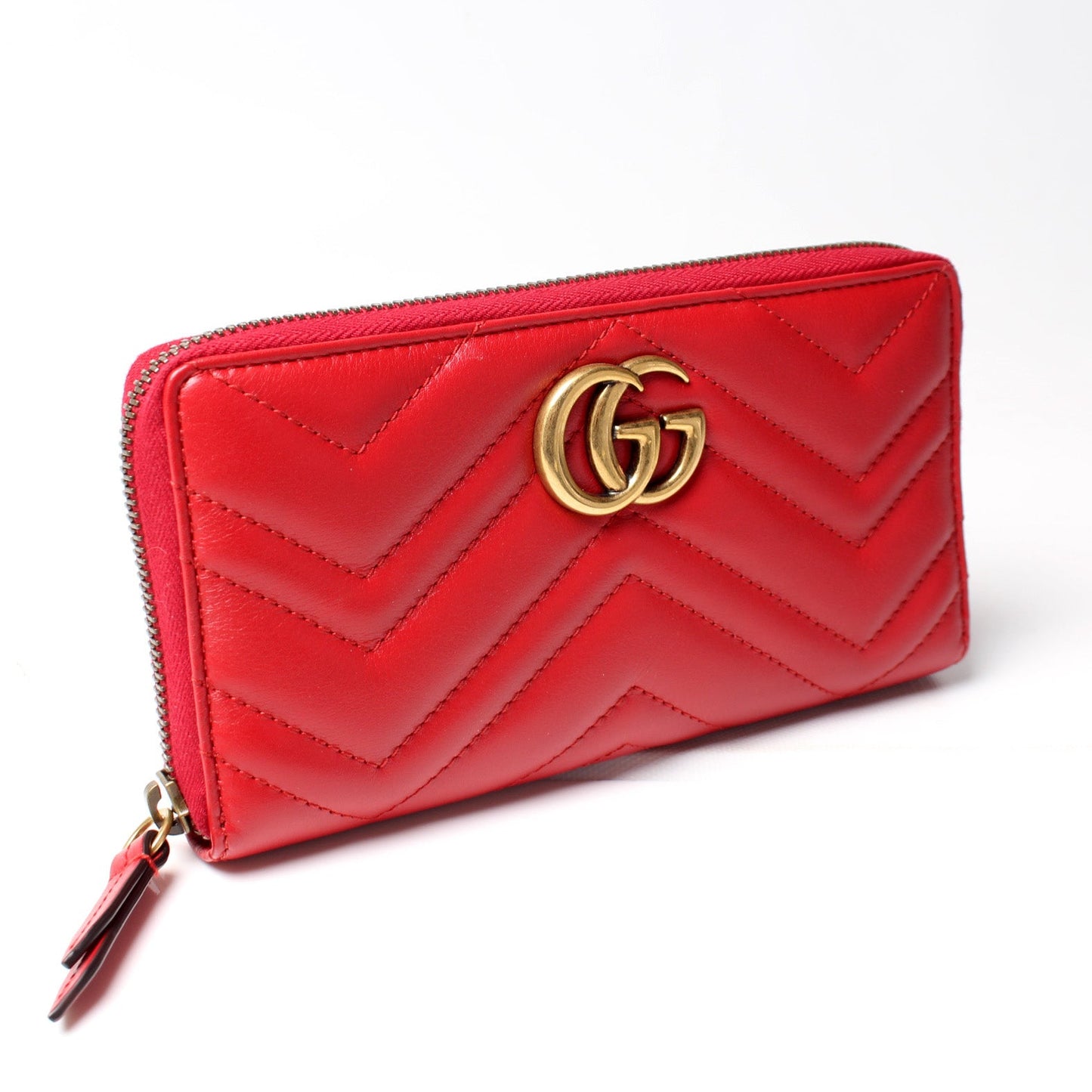 443123 GG Marmont Zip Around Wallet lbcase