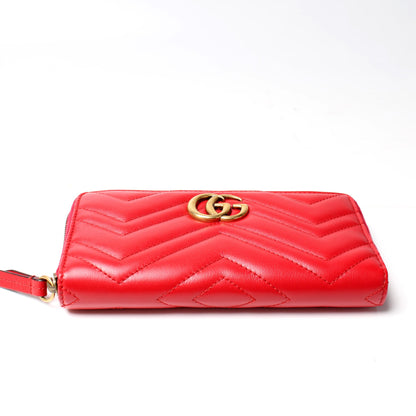 443123 GG Marmont Zip Around Wallet lbcase