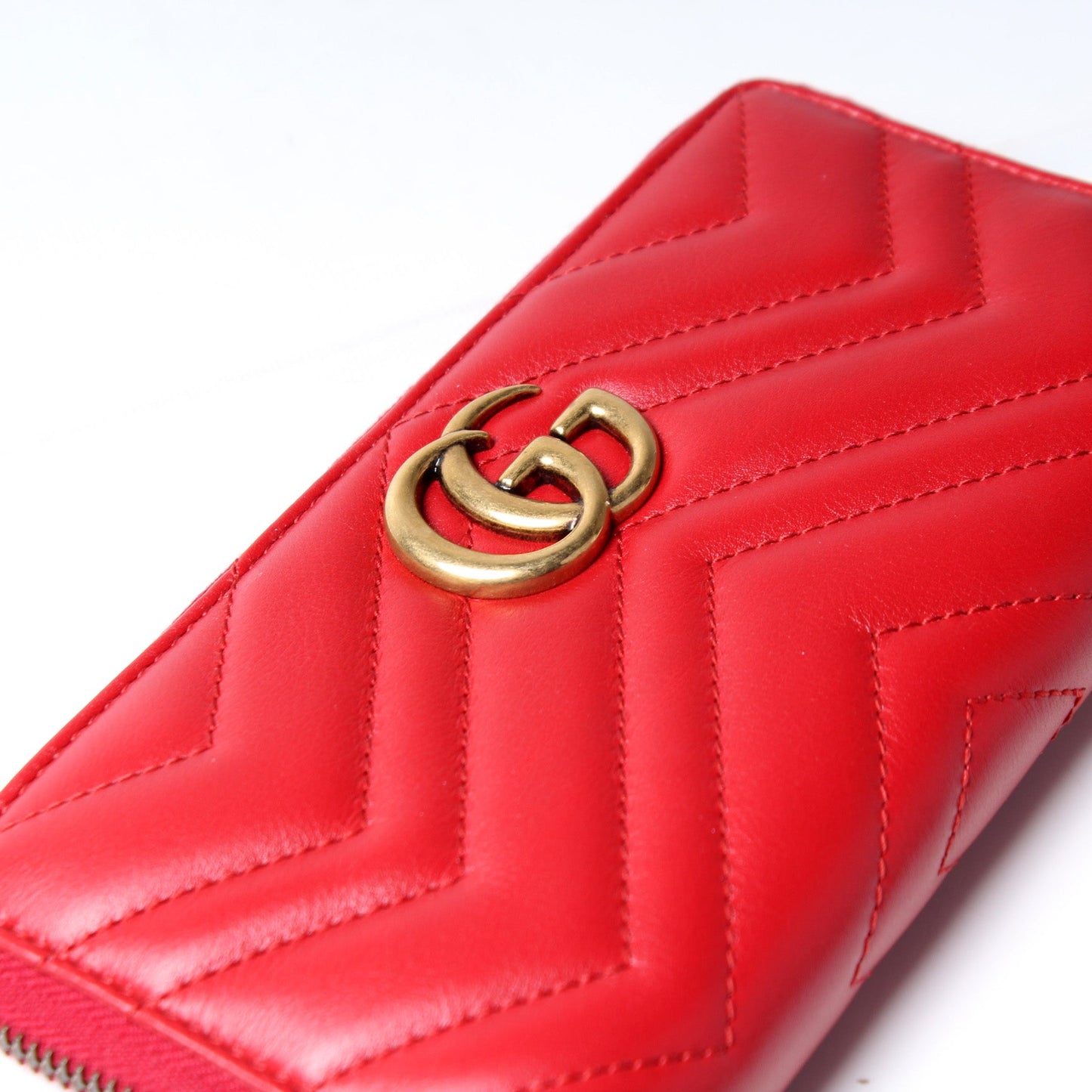443123 GG Marmont Zip Around Wallet lbcase