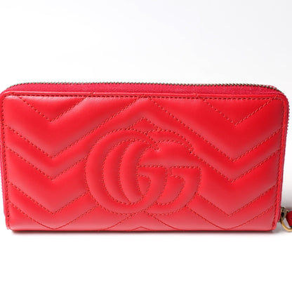 443123 GG Marmont Zip Around Wallet lbcase