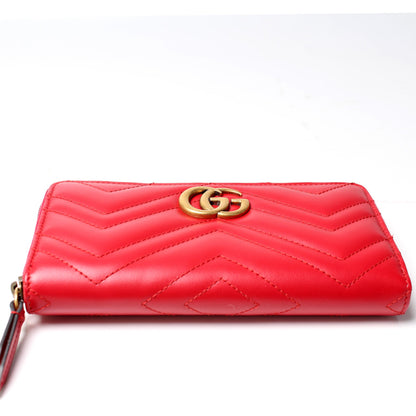 443123 GG Marmont Zip Around Wallet lbcase