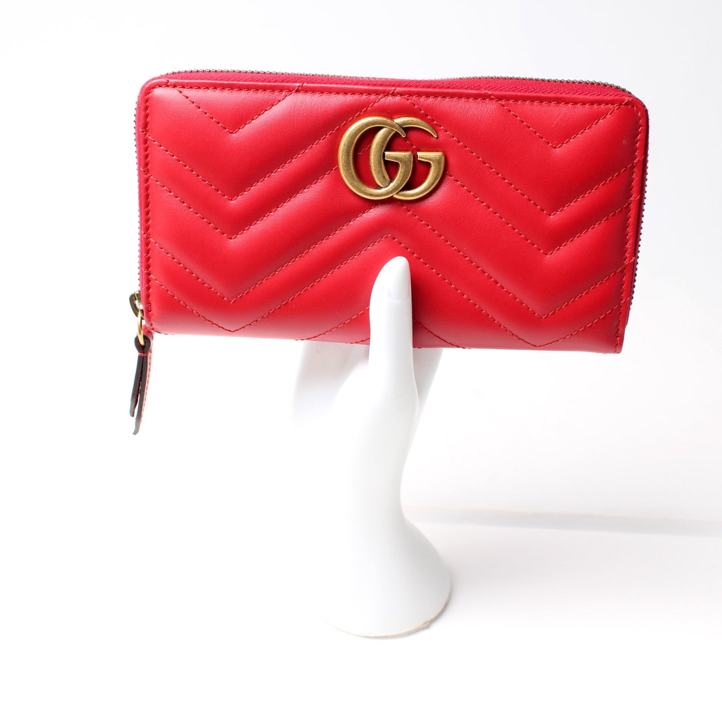 443123 GG Marmont Zip Around Wallet lbcase