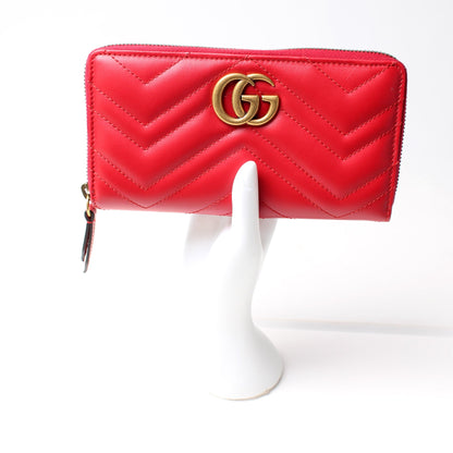 443123 GG Marmont Zip Around Wallet lbcase