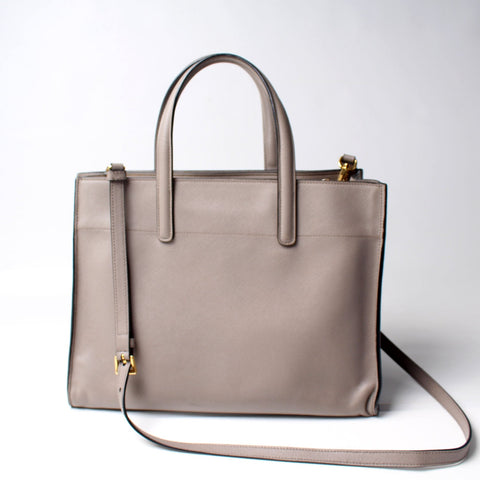 BN2603 Saffiano Soft Triple Tote