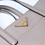 BN2603 Saffiano Soft Triple Tote