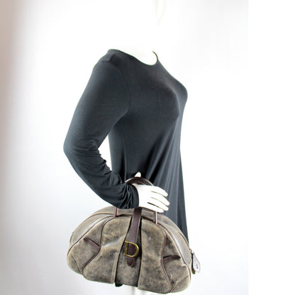 Double Saddle Bowler Aged Leather