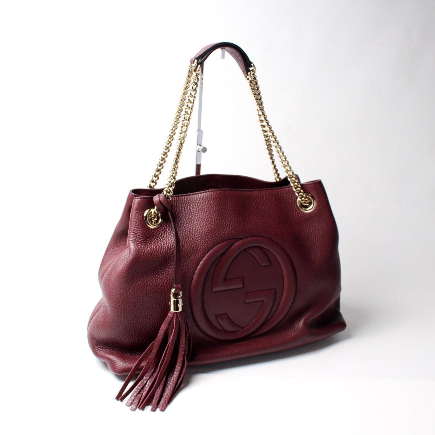 308982 Soho Leather Shoulder Medium lbcase