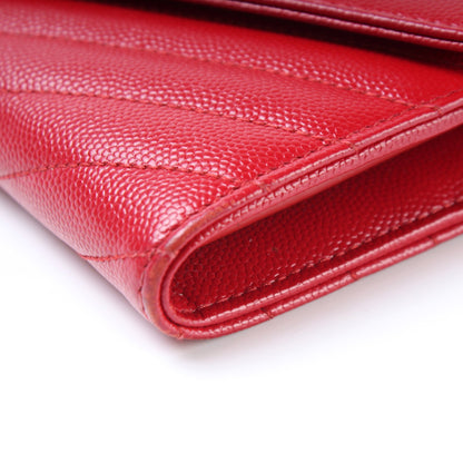 Flap Wallet Large Grain 37264
