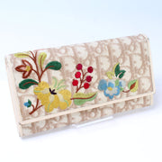 Totter Canvas Flower Flap Wallet