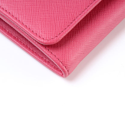 Saffiano Chain Wallet