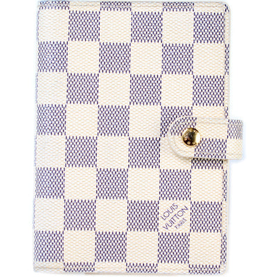 Agenda Small Ring Damier Azur