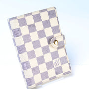 Agenda Small Ring Damier Azur