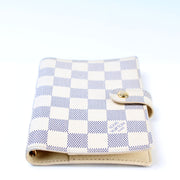 Agenda Small Ring Damier Azur
