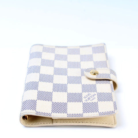 Agenda Small Ring Damier Azur