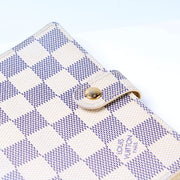 Agenda Small Ring Damier Azur