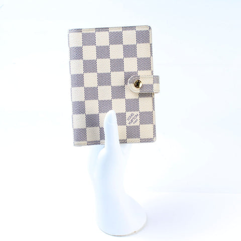 Agenda Small Ring Damier Azur