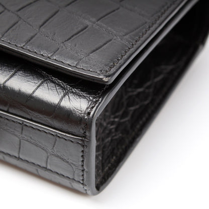 Kate Tassel Small Crocodile