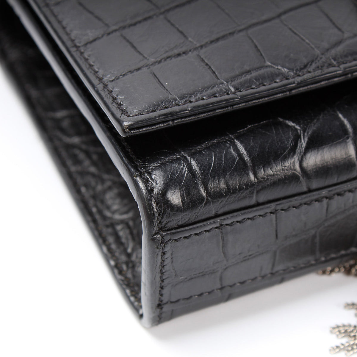 Kate Tassel Small Crocodile