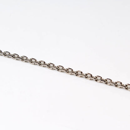 Chain Wallet Embossed Leather