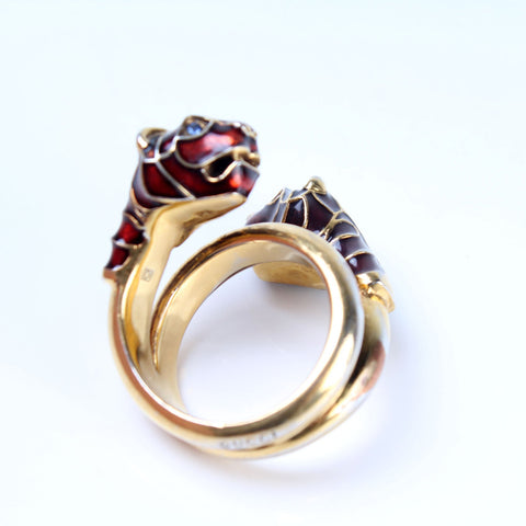 Tiger Head ring
