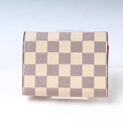 Victorine Wallet Damier Azur Christmas Giraffe