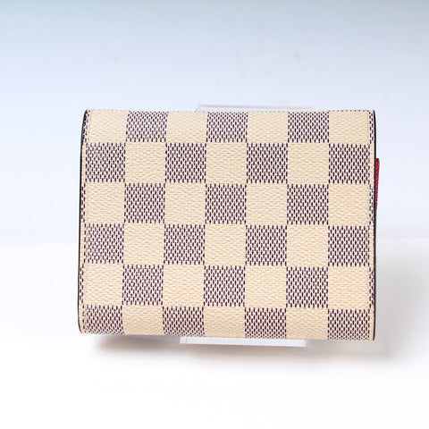 Victorine Wallet Damier Azur Christmas Giraffe