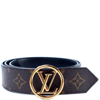 Circle LV Belt Epi/Monogram Size 80/32