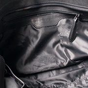 Ruched Leather Hobo Large