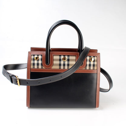 Mini Title Bag Vintage Check/Leather