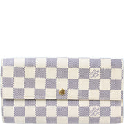 Sarah Wallet Damier Azur