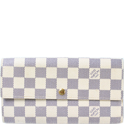 Sarah Wallet Damier Azur