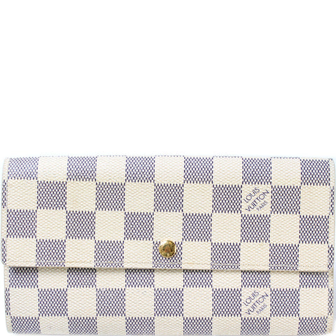 Sarah Wallet Damier Azur