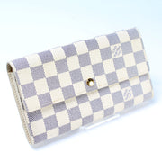 Sarah Wallet Damier Azur