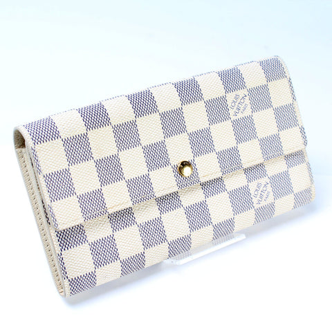 Sarah Wallet Damier Azur