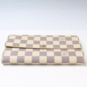 Sarah Wallet Damier Azur