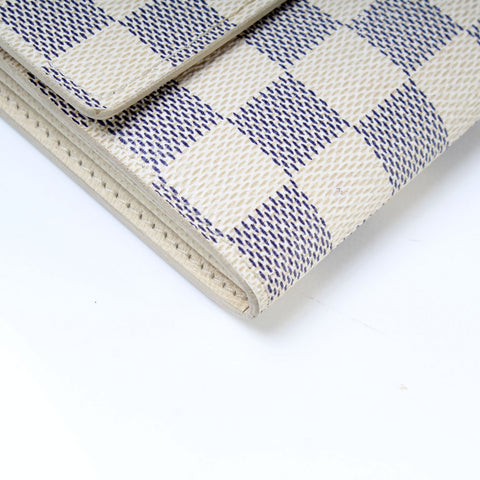 Sarah Wallet Damier Azur