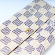 Sarah Wallet Damier Azur