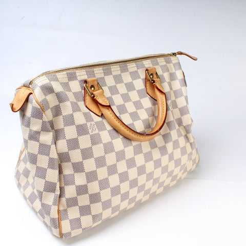Speedy 30 Damier Azur