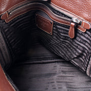 Vitello Daino Side Pocket Leather Tote