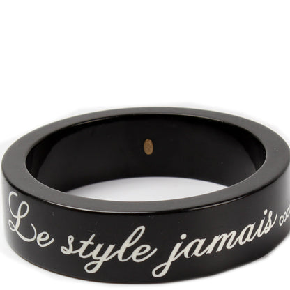 Resin Logo La Mode Se Demode Bracelet Wide