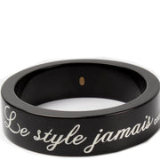 Resin Logo La Mode Se Demode Bracelet Wide