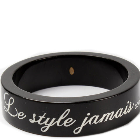 Resin Logo La Mode Se Demode Bracelet Wide
